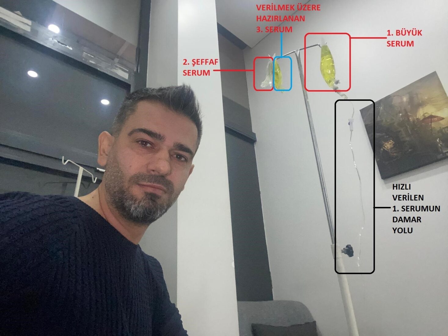 One of the clinic’s partners, where the yellow serum was administered to the deceased patient, was allegedly a former doctor whose medical license was revoked for tampering with a businessman’s blood test in 2022, Afyonkarahisar, Türkiye, Jan. 30, 2025. (IHA Photo)