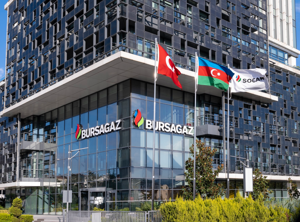 Headquarters of Bursagaz, a natural gas distribution company formerly owned by SOCAR, located in Bursa, Türkiye. (Photo via bursagaz.com)