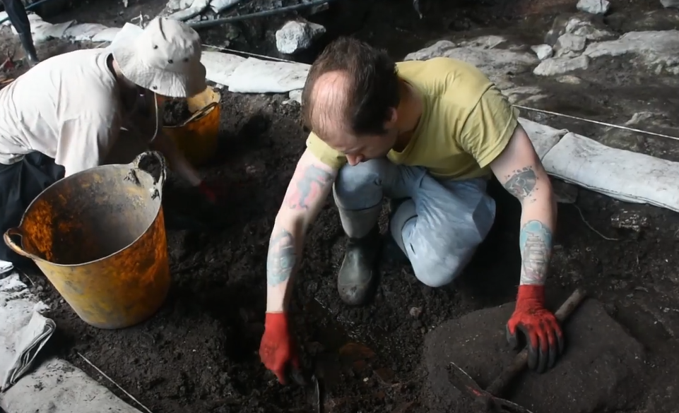 Archaeological excavations at Inonu Cave, Zonguldak, Türkiye, 2023. (Photo via Koray Erdogan/Türkiye Today)