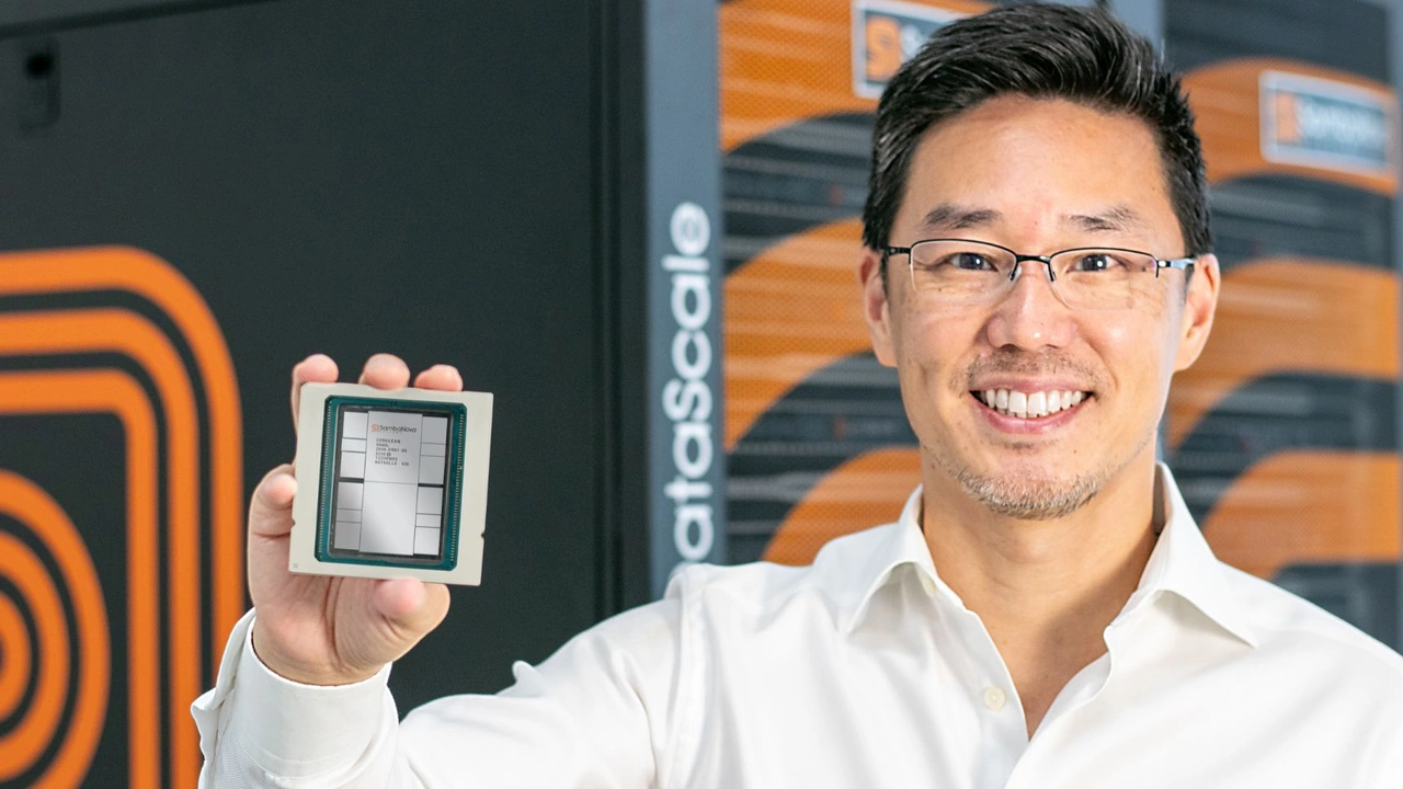 Rodrigo Liang, CEO and co-founder of U.S.-based AI chip startup SambaNova. (Photo via aibusiness.com)