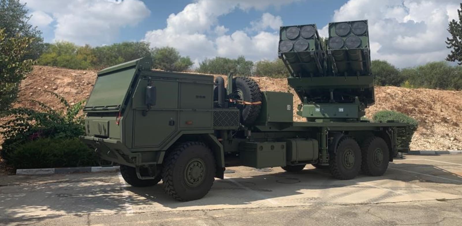 PULS Artillery rocket launchers. (Elbit Systems Photo)