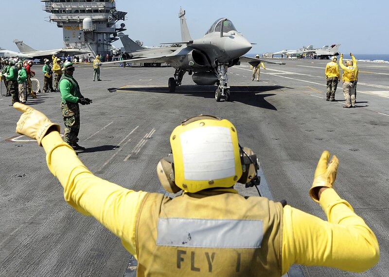 Rafale M aboard USS Theodore Roosevelt (CVN 71) in 2008. (X Photo) 
