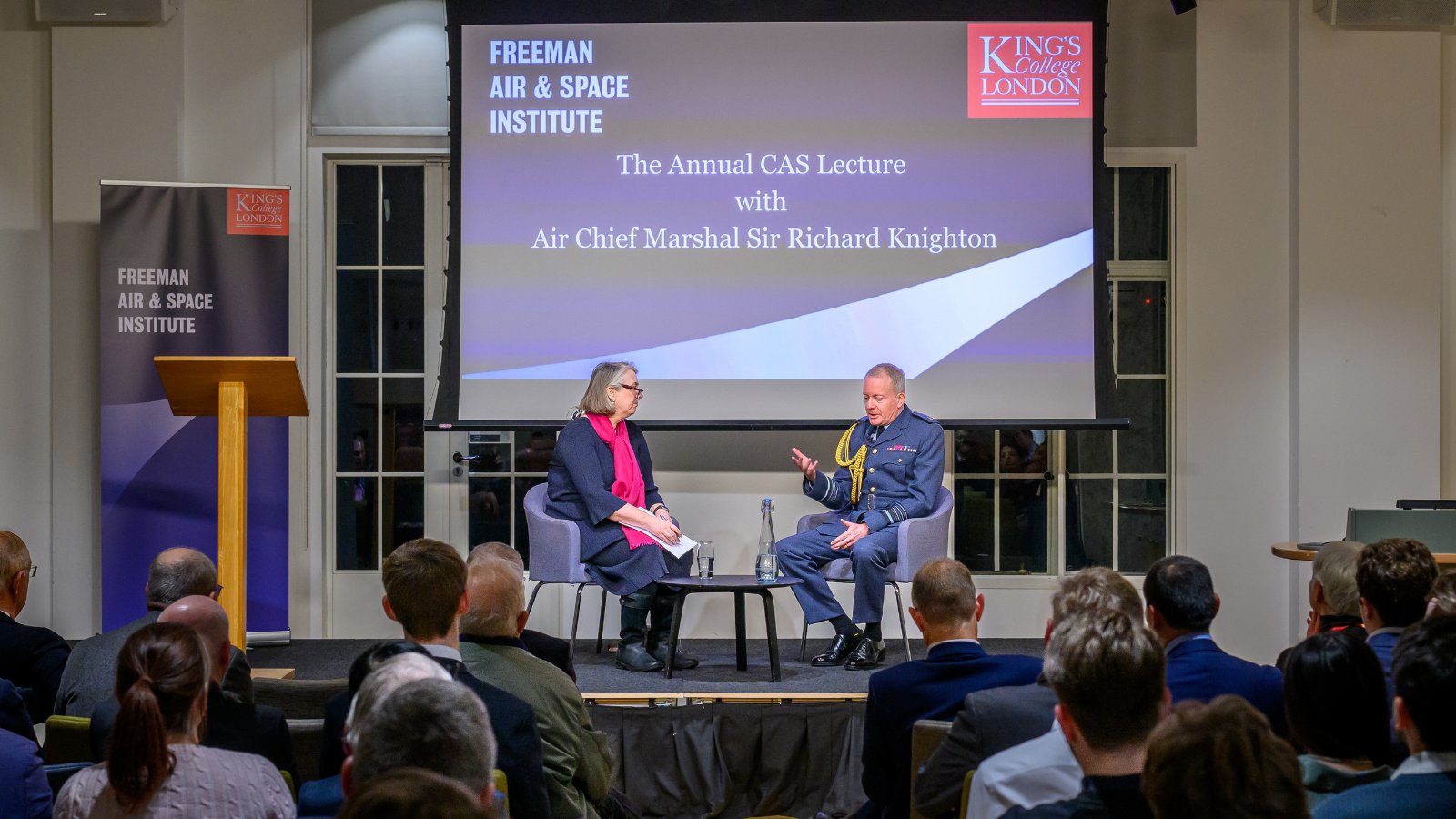 Chief of the Air Staff, Air Chief Marshal Rich Knighton speaking at the annual CAS Conference. (X Photo)