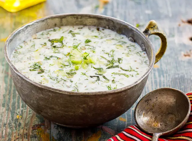 Cacik, one of Türkiye's beloved flavors. (Photo via Vidar Bergum)