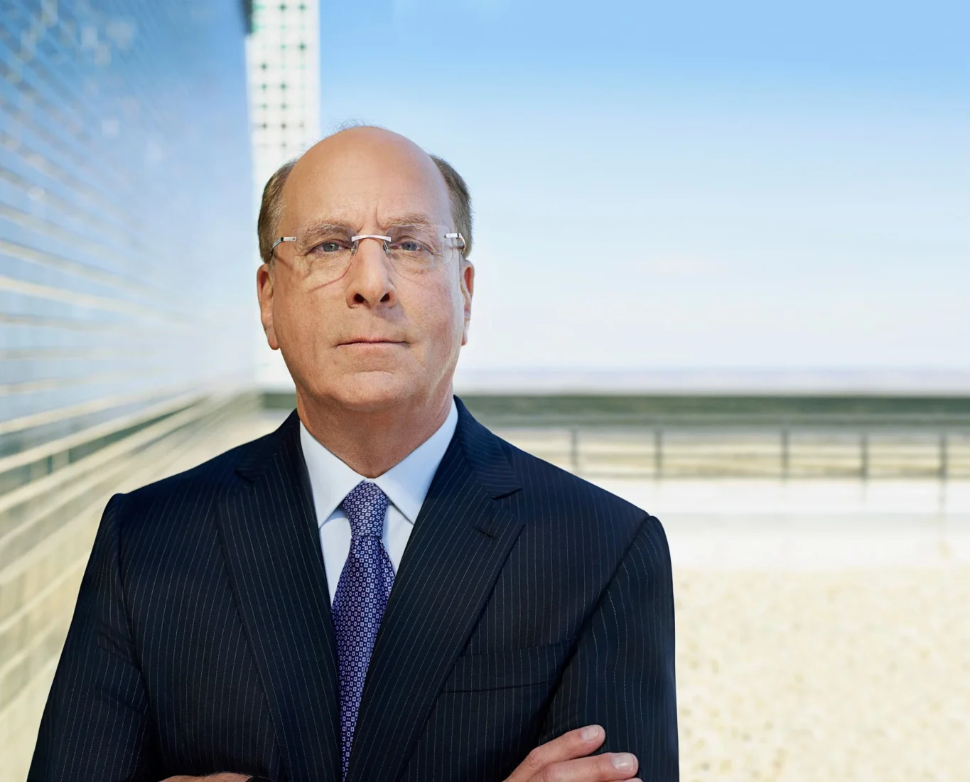 Larry Wink, CEO of the US investment giant BlackRock. (Photo via blackrock.com)
