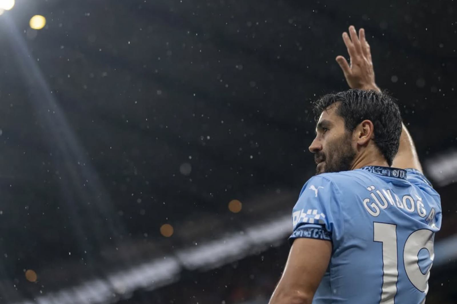 Ilkay Gundogan in action during Manchester City F.C.'s match against Arsenal, Manchester, England, Sept. 22, 2024. (Photo via Instagram / @ilkayguendogan)