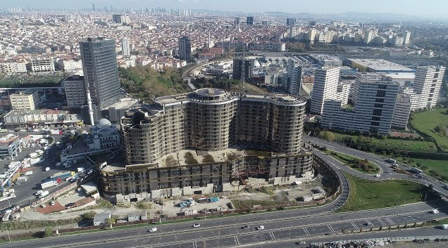 Istanbul’s incomplete 7-star ghost hotel awaits as abandoned to fate for decade