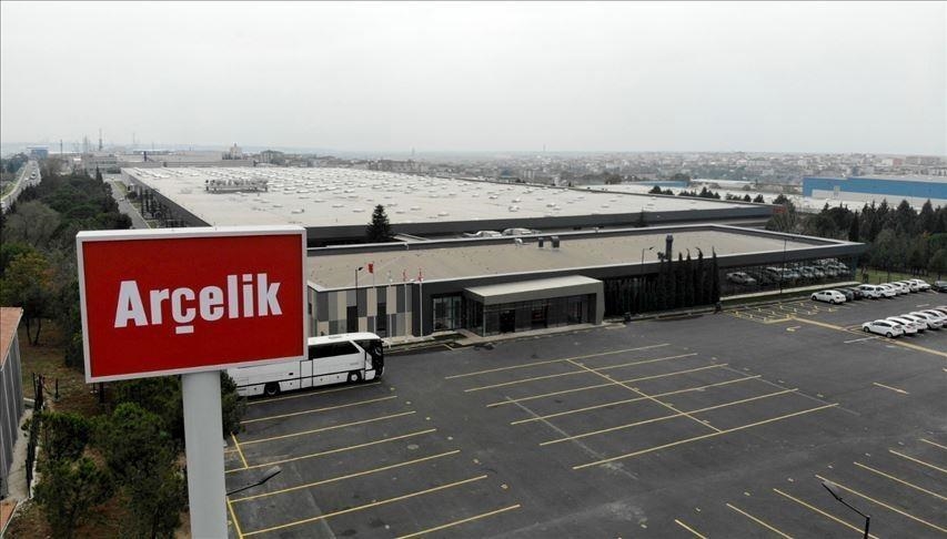 Aerial view of a production plant of Arcelik, a subsidiary of Türkiye's largest conglomerate Koc Holding. (AA Photo)