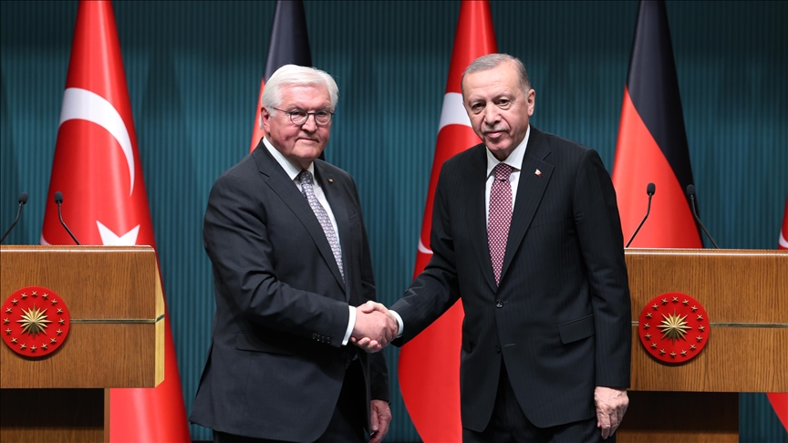 President Erdogan to meet German President Steinmeier in Ankara on Feb. 5