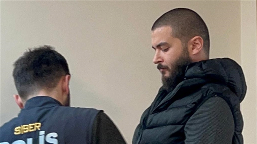 Thodex Founder Faruk Fatih Ozer getting arrested. (Photo via X)