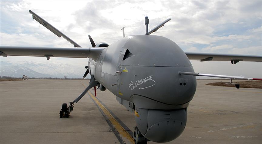 Türkiye's TAI ANKA-S UAV (AA Photo)