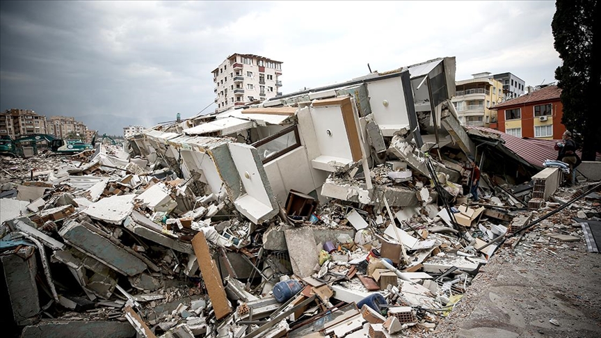 After the earthquake on February 6, 2023, Antakya, Hatay, Türkiye)