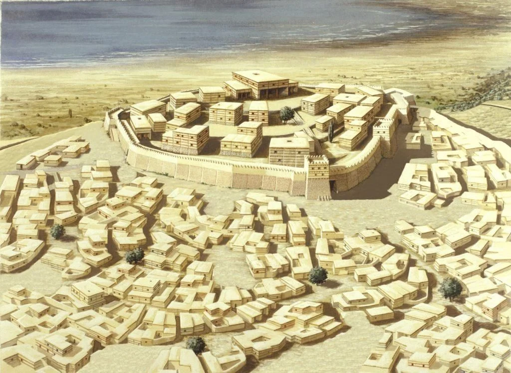 In its Late Bronze Age heyday, the site was impressive, as this imagined reconstruction shows, Munich, Germany, 2019. (Photo credit: Christoph Haußner)