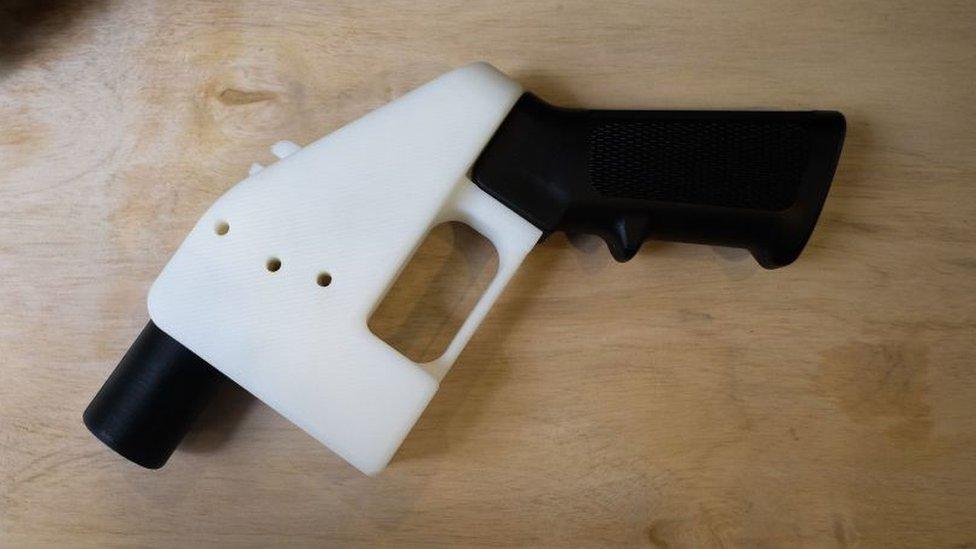 The "liberator", an early design of a 3D printed gun (AFP Photo) 