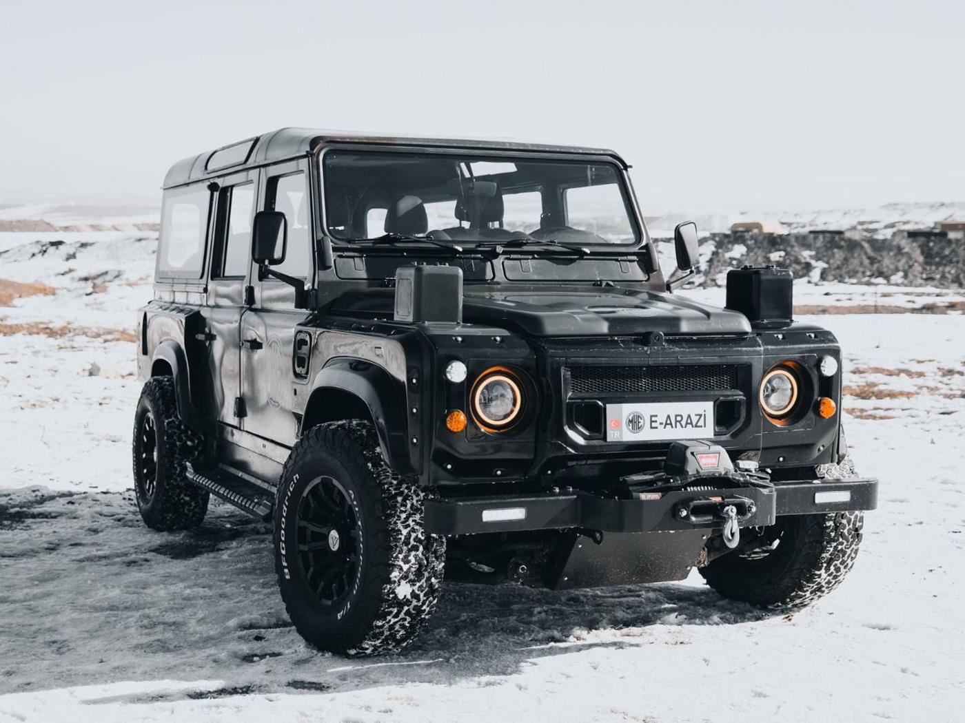Türkiye's E-Arazi, electric all-terrain vehicle built from recycled Land Rover