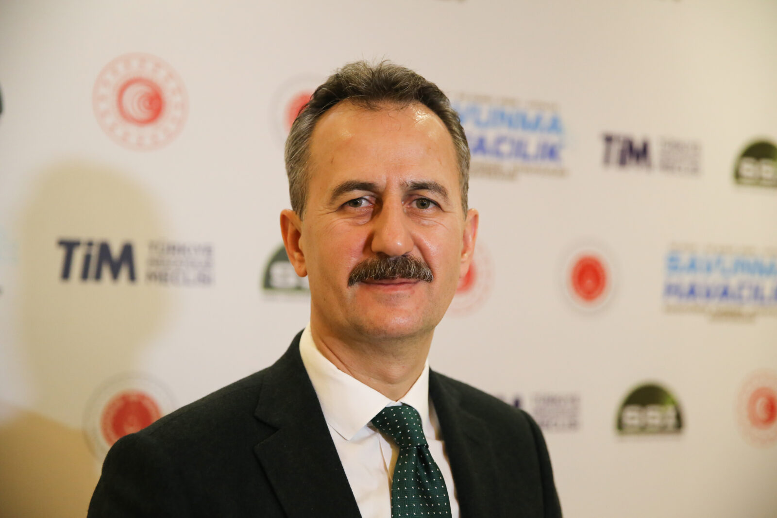President of the Secretariat of Defence Industries, Haluk Gorgun speaks at the fourth annual 'Global Strategies in Defence and Aviation Industry Conference,' held at a hotel in Belek Tourism Center, Antalya, Türkiye. (AA Photo)