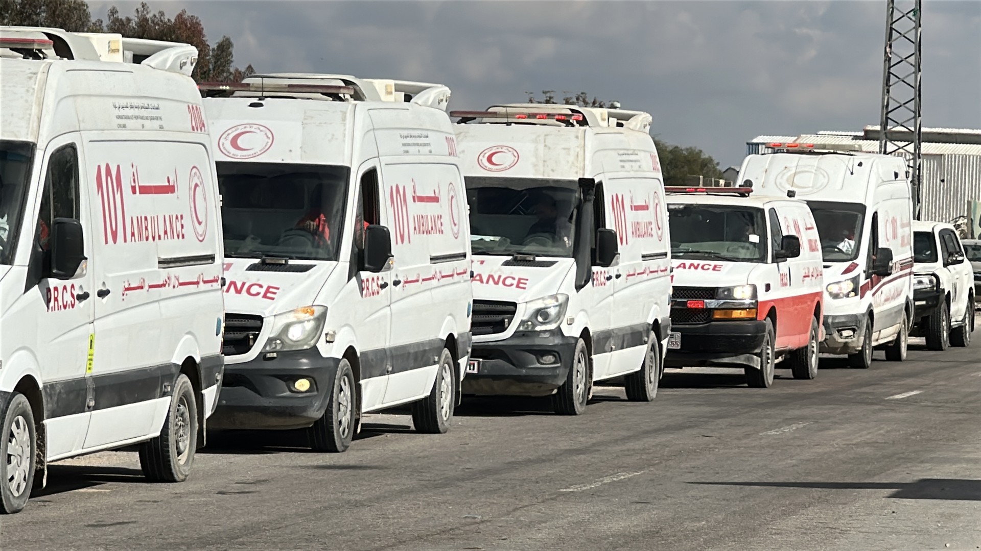 First group of wounded Palestinians cross Rafah border for medical care in Egypt
