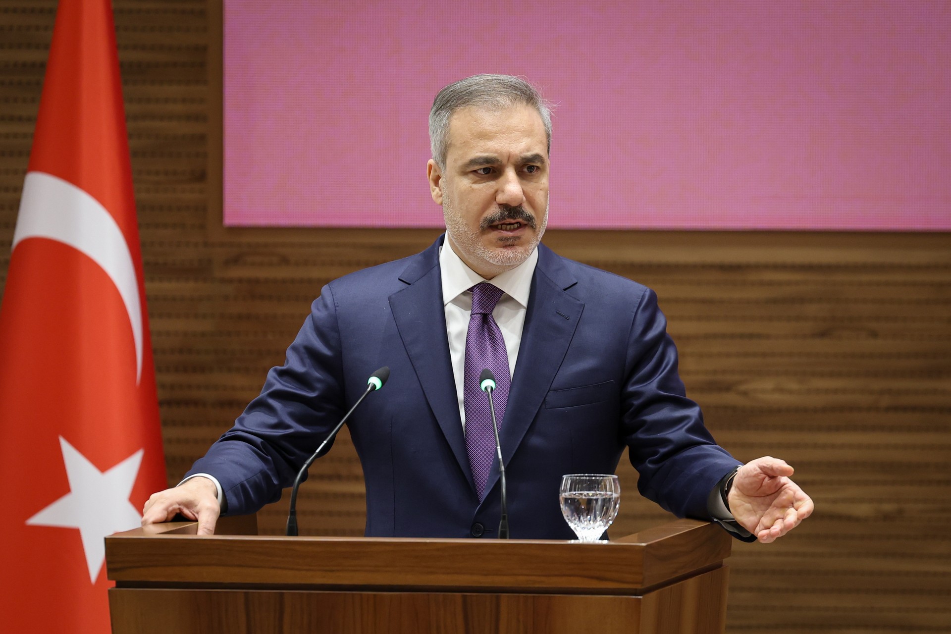 Türkiye opposes displacement of Palestinians from Gaza: FM Fidan