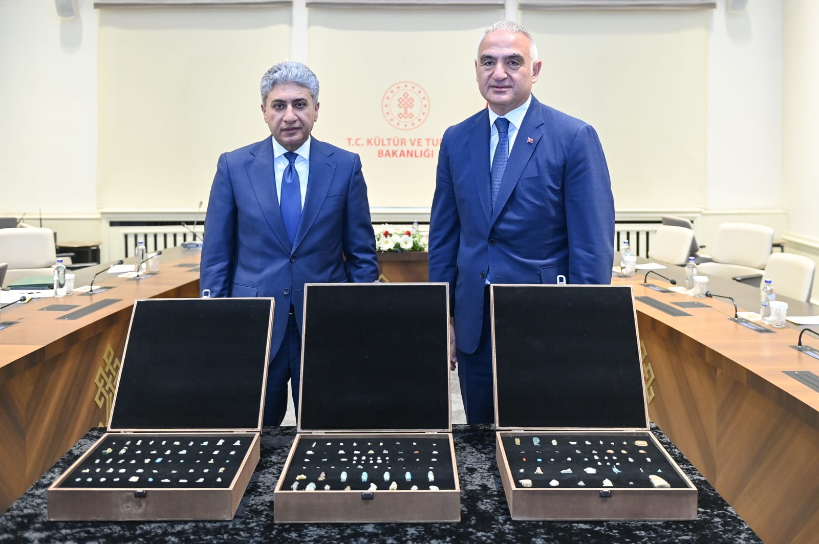 152 historical artifacts returned from Türkiye to Egypt