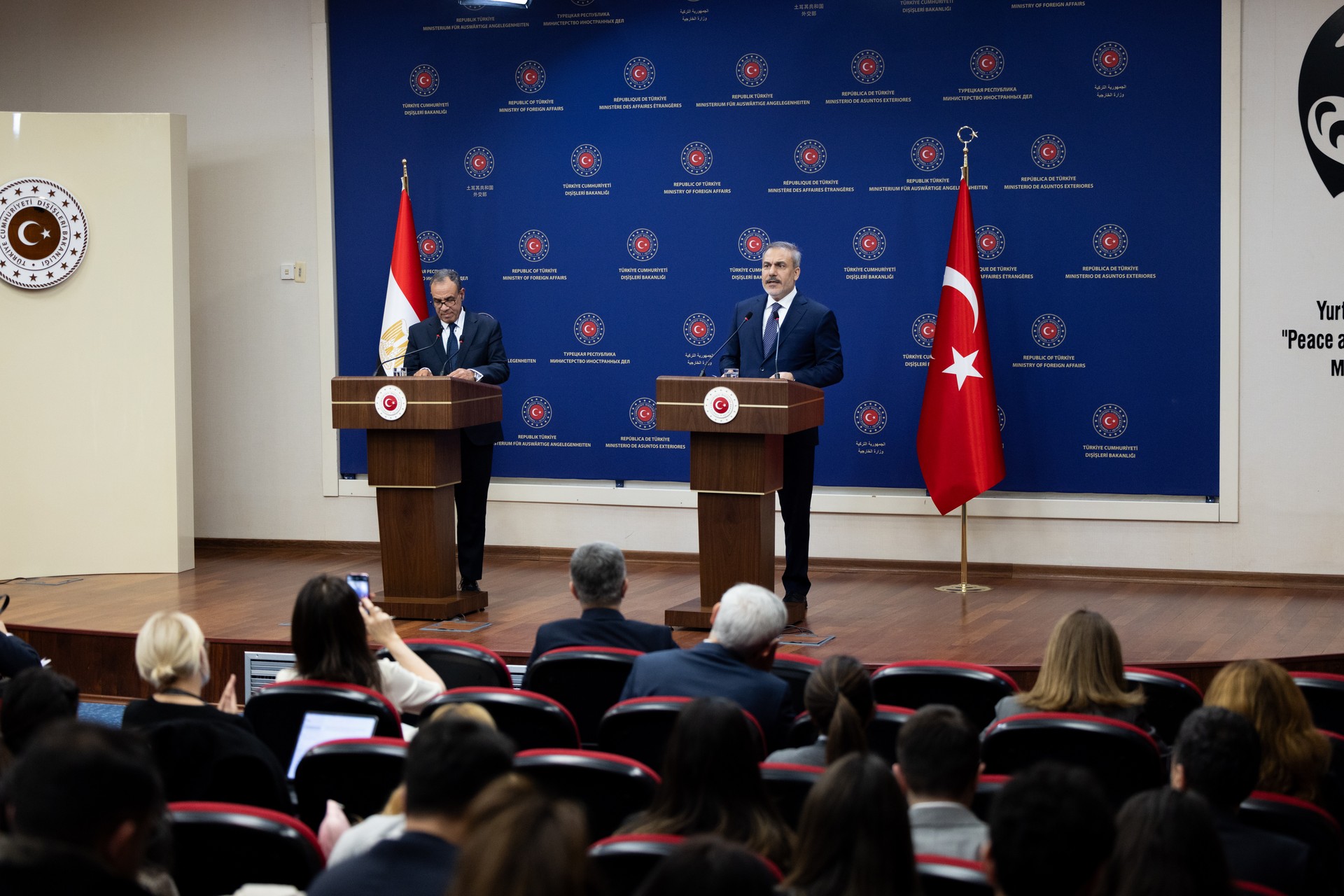 Türkiye, Egypt denounce Palestinian displacement attempts in joint statement