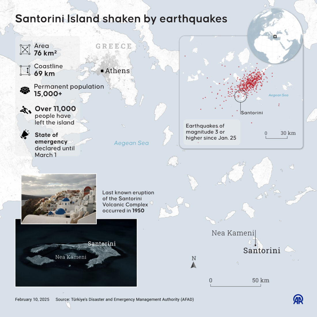 Seawater recedes on Mykonos, raising fears of link to Santorini quakes