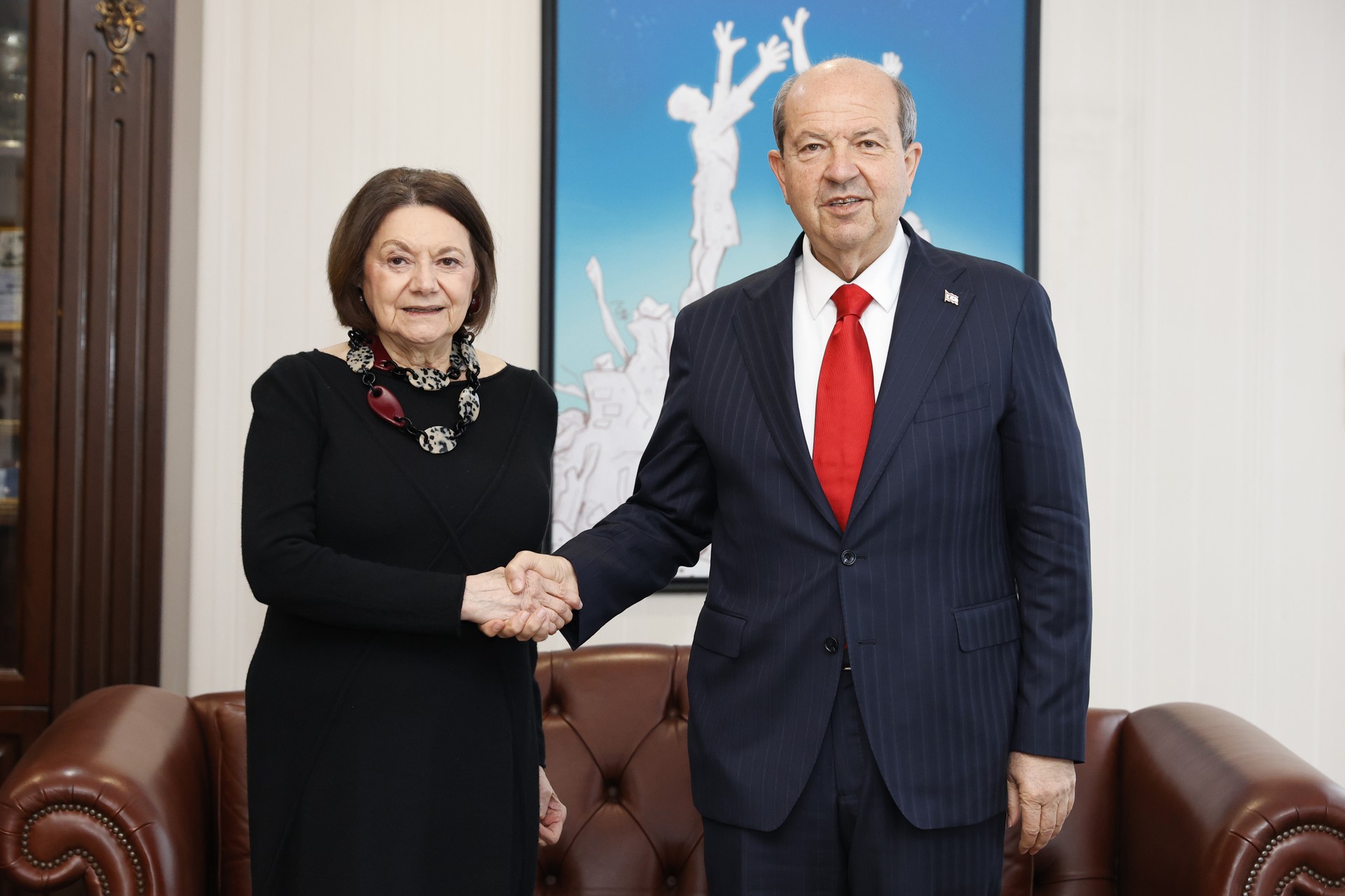 TRNC President Tatar meets UN’s DiCarlo, backs Geneva Talks on Cyprus issue