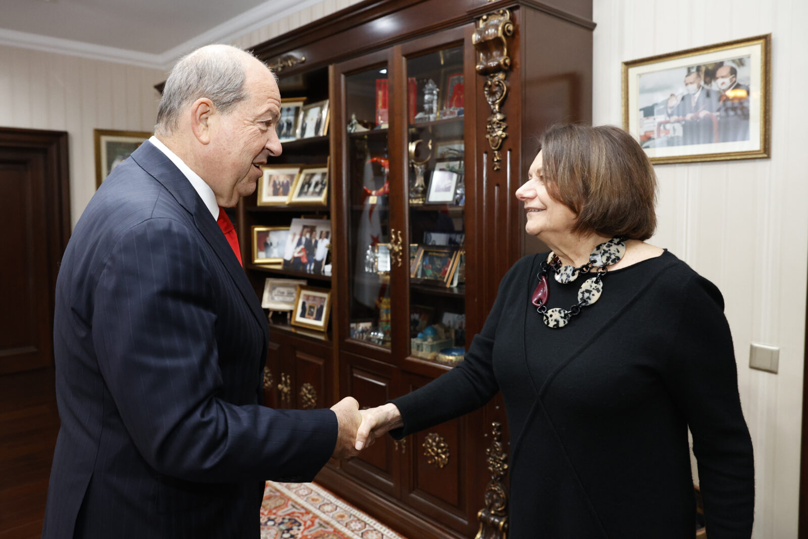 TRNC President Tatar meets UN’s DiCarlo, backs Geneva Talks on Cyprus issue