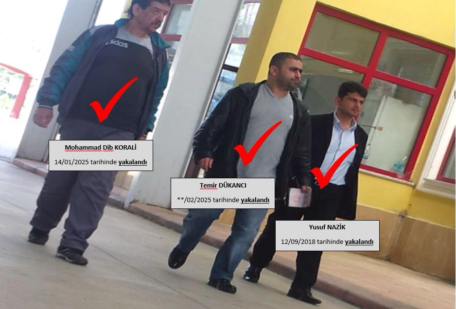MIT captured Temir Dukanci, one of the perpetrators of the terrorist attack in Reyhanli in 2013 in which 53 people were killed, as he was about to flee from Syria to Lebanon. (AA Photo)
