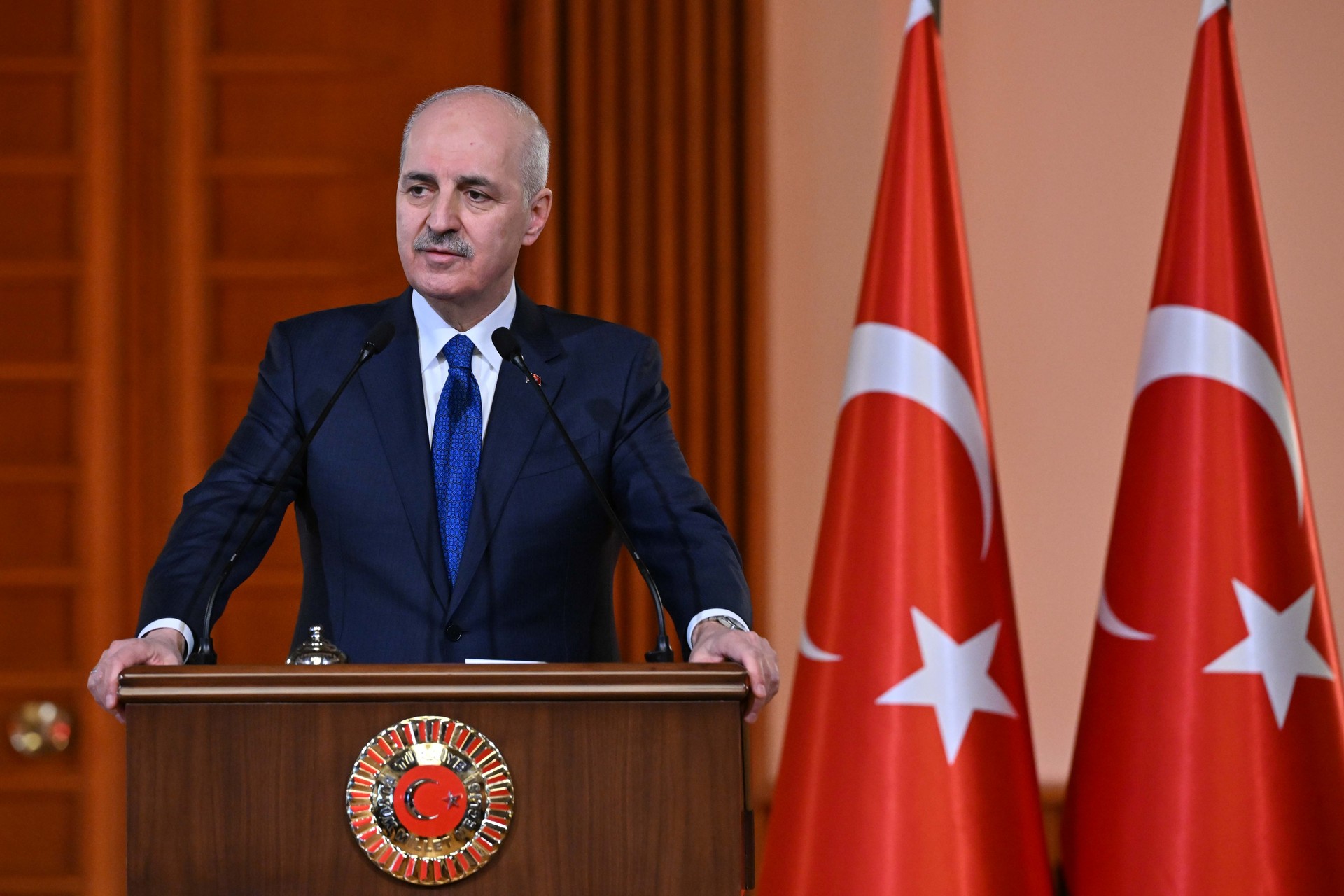 Turkish Parliament Speaker Kurtulmus invites counterparts to pro-Palestine meeting in Istanbul