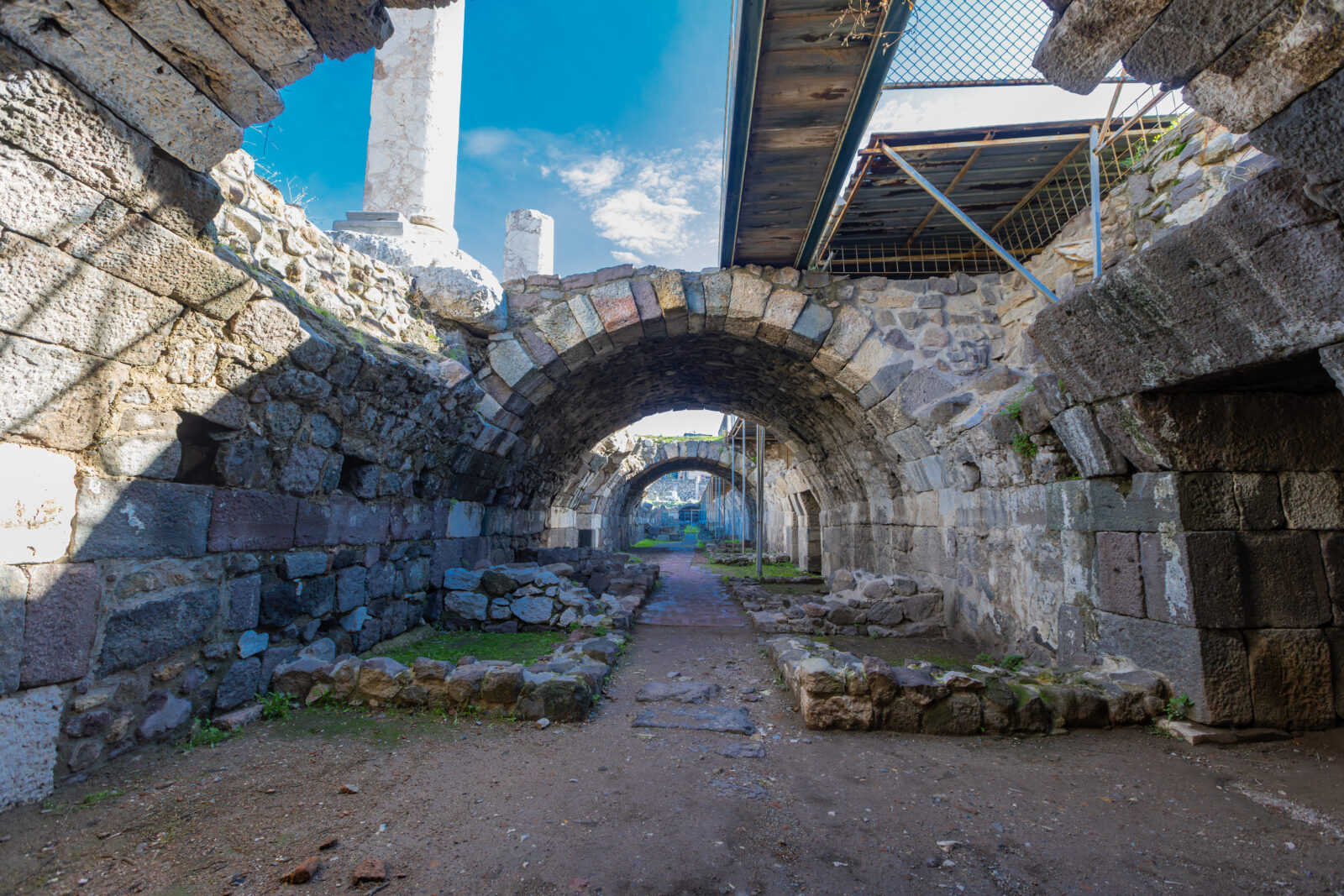 Photographs from the excavations at the ancient city of Smyrna Agora, Izmir, Türkiye, Dec. 26, 2024. (Adobe Stock Photo)