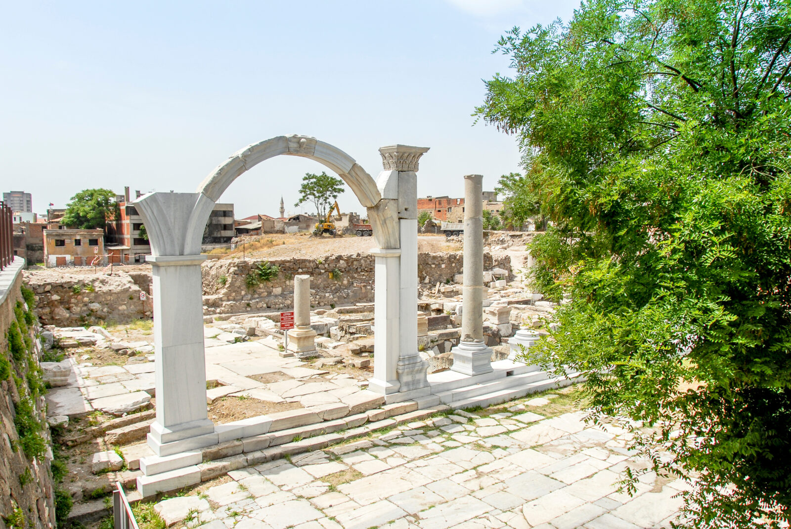 Photograph from the excavations at the ancient city of Smyrna Agora. (Adobe Stock Photo)