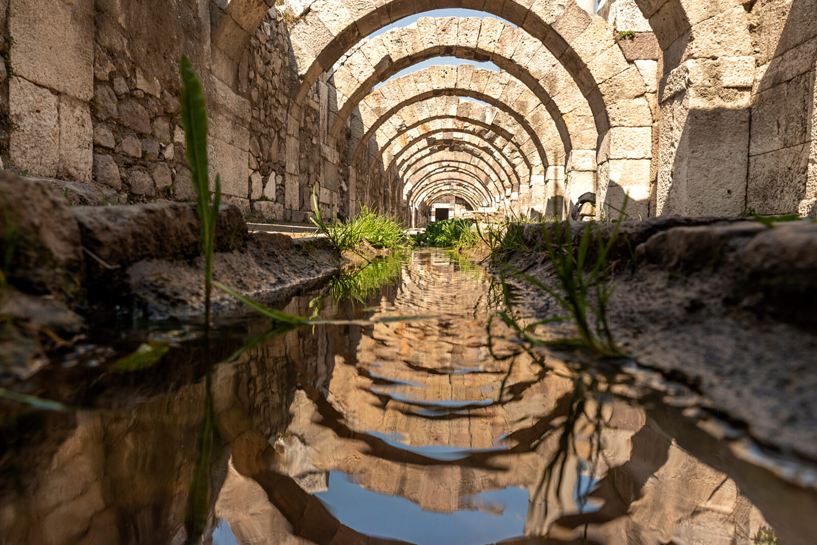 2,000-year-old water channels still functioning in ancient Smyrna, Izmir, Türkiye. (Adobe Stock Photo)