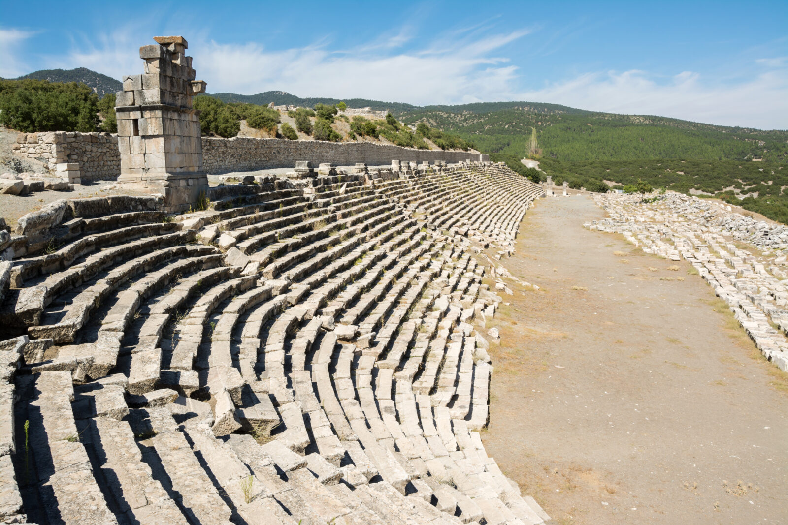 Kibyra Stadium, Burdur, Türkiye. (Adobe Stock Photo)