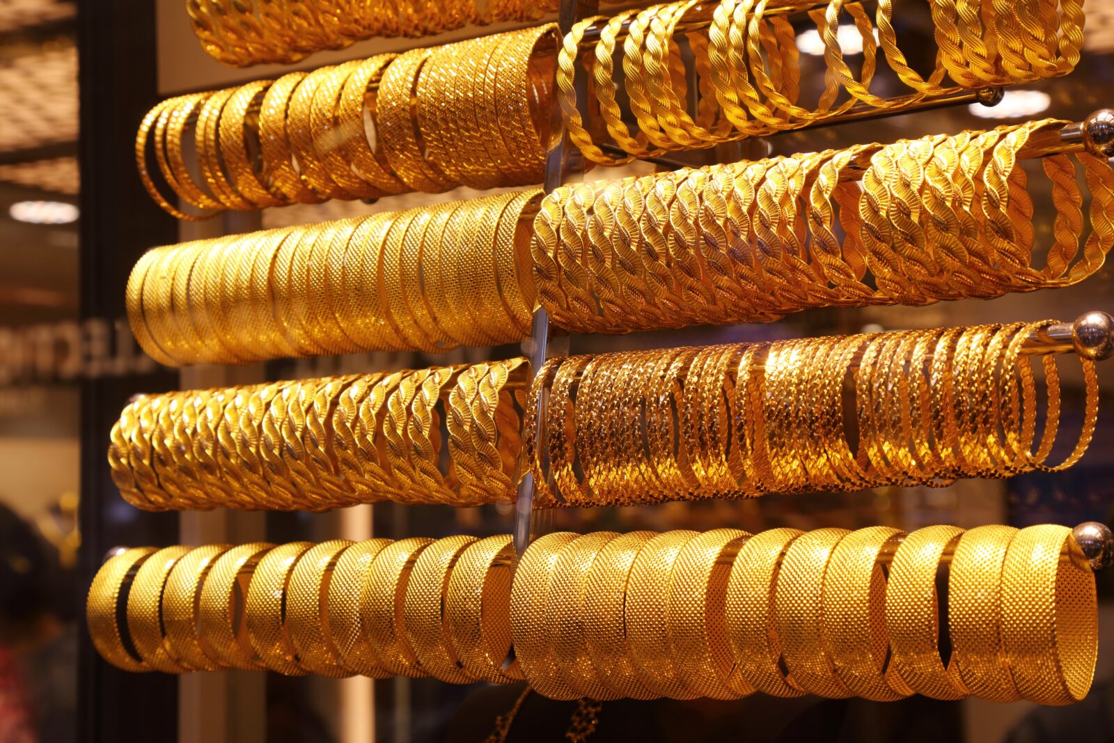 Gold jewelry at Grand Bazaar in Istanbul, Türkiye, accessed on April 16, 2025. (Adobe Stock Photo)