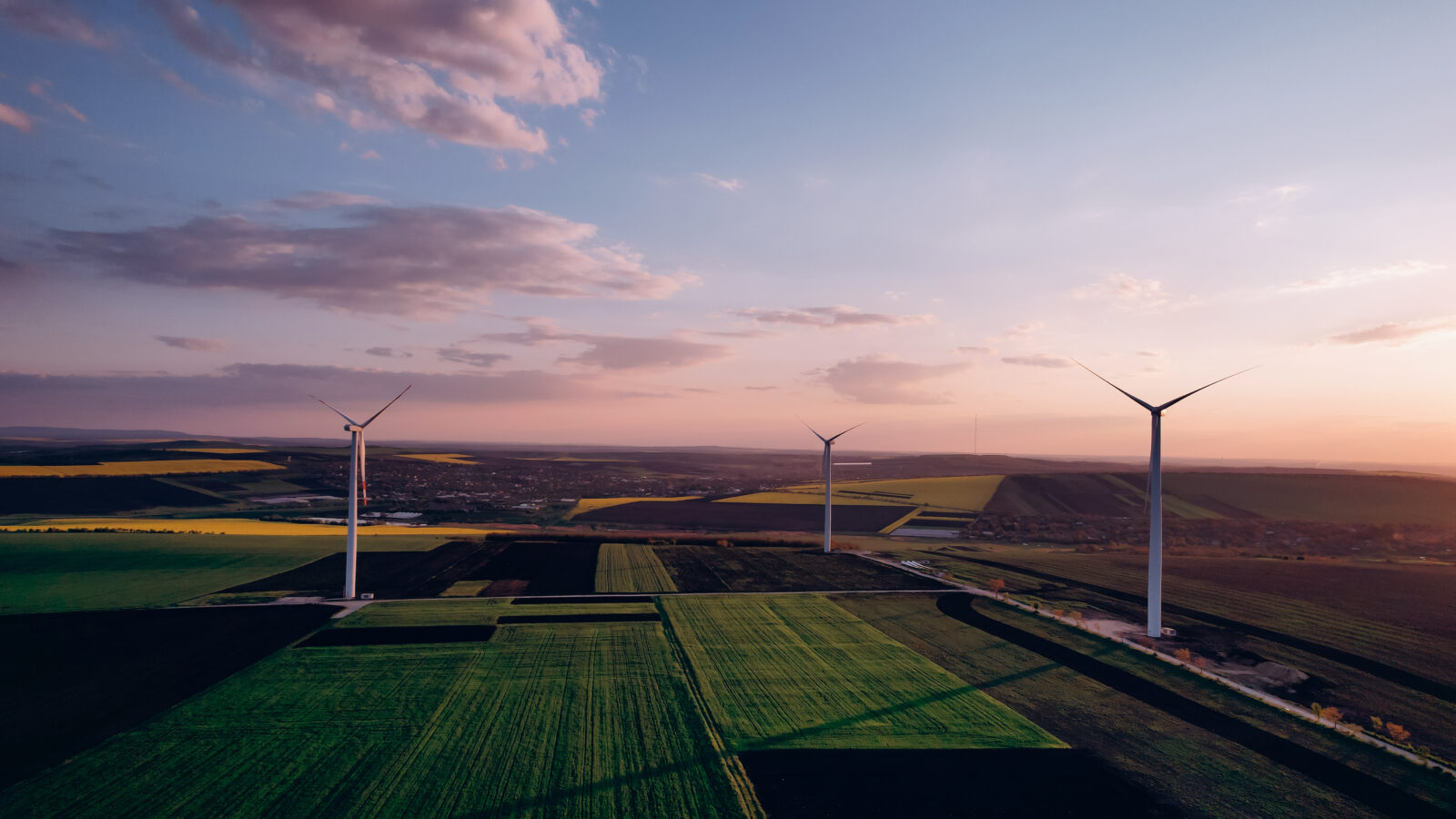 File photo shows a wind farm with multiple wind turbines set against a rural landscape. (Adobe Stock Photo)