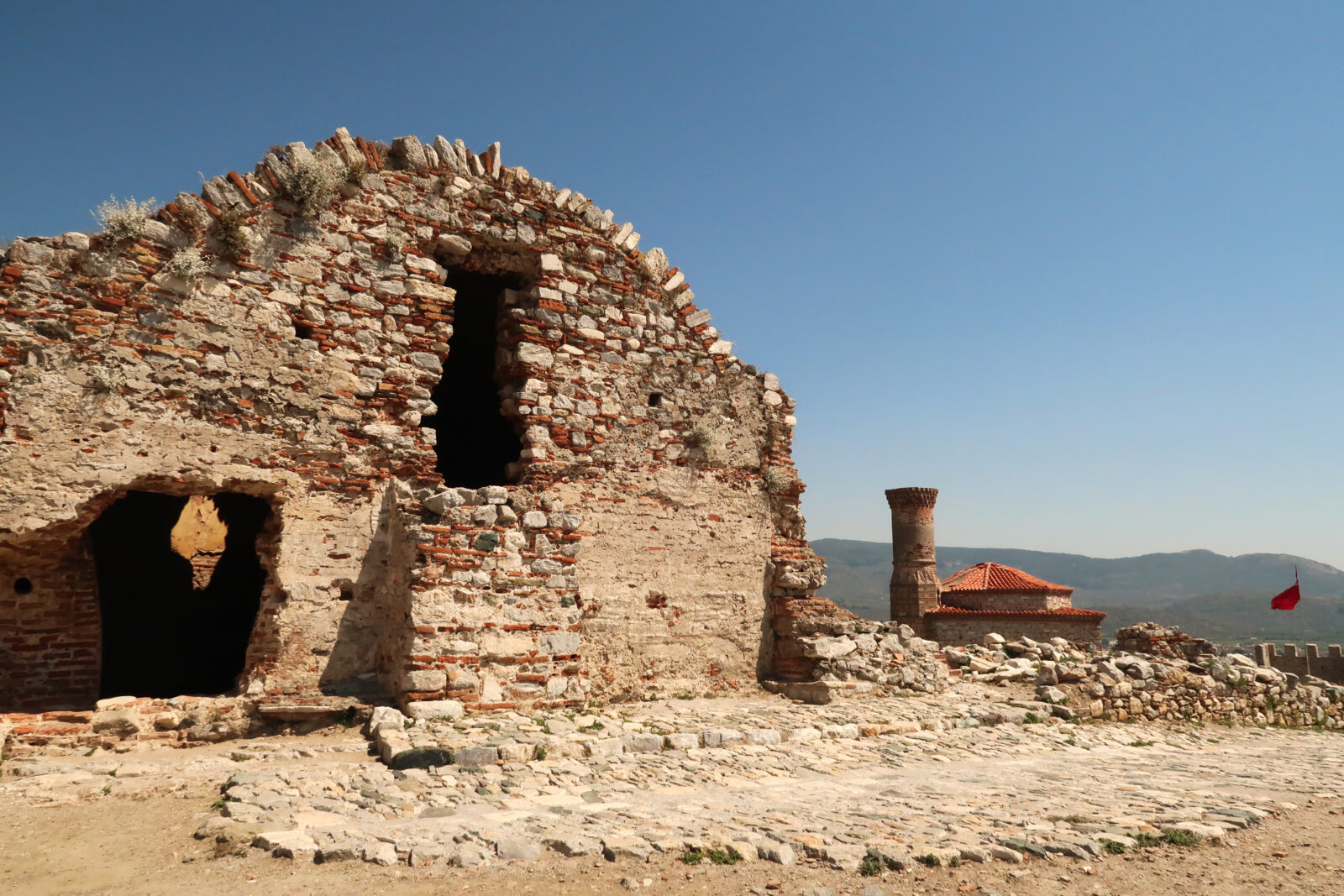 Remaining structure inside Ayasuluk Castle in Selcuk, near Ephesus, Türkiye, 2022. (Adobe Stock Photo)