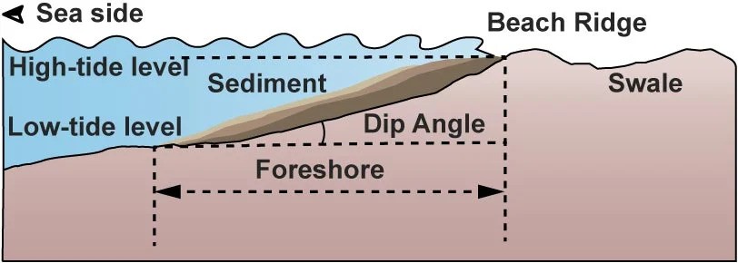 Just like on Earth, ocean tides and winds on ancient Mars may have carried sediment toward the shore, forming beach deposits with distinct dipping angles, Guangzhou, China, Jan. 2025. (Courtesy of Guangzhou University)