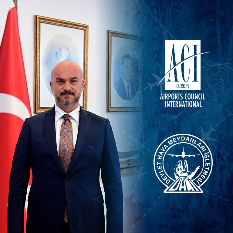 Enes Cakmak, the Director General of the Turkish State Airports Authority (DHMI). (Photo via X/@dhmikurumsal)