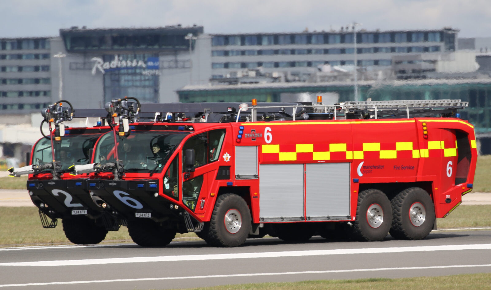 Manchester Airport Fire Service, UK. (Photo via Wikimedia)