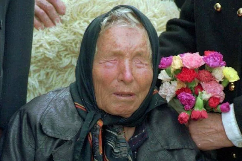 Baba Vanga in her later years, as she continued to share her prophecies that captivated people around the world. (Photo via Wikipedia)