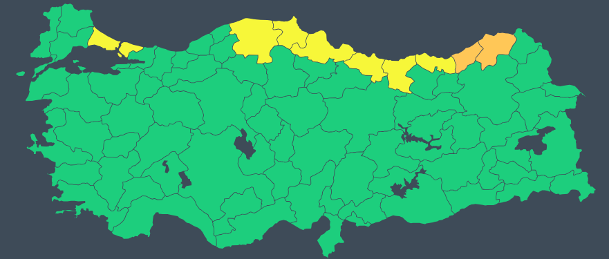 Türkiye faces yellow, orange alerts as Istanbul faces minus 4°C temperatures