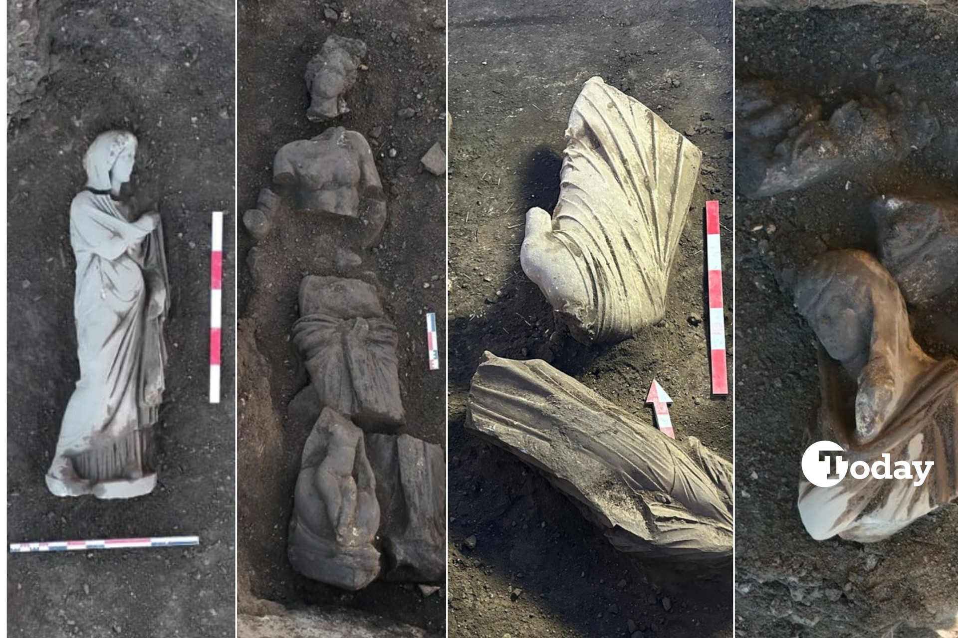 Archaeologists discover 5 stunning statues in Türkiye’s Perge ancient city