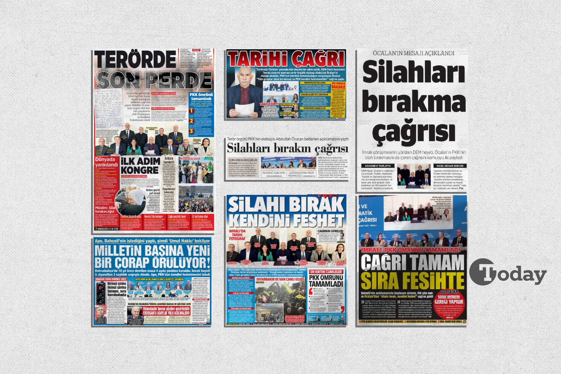 How Turkish media covered Ocalan's historic call for PKK terrorist group dissolution