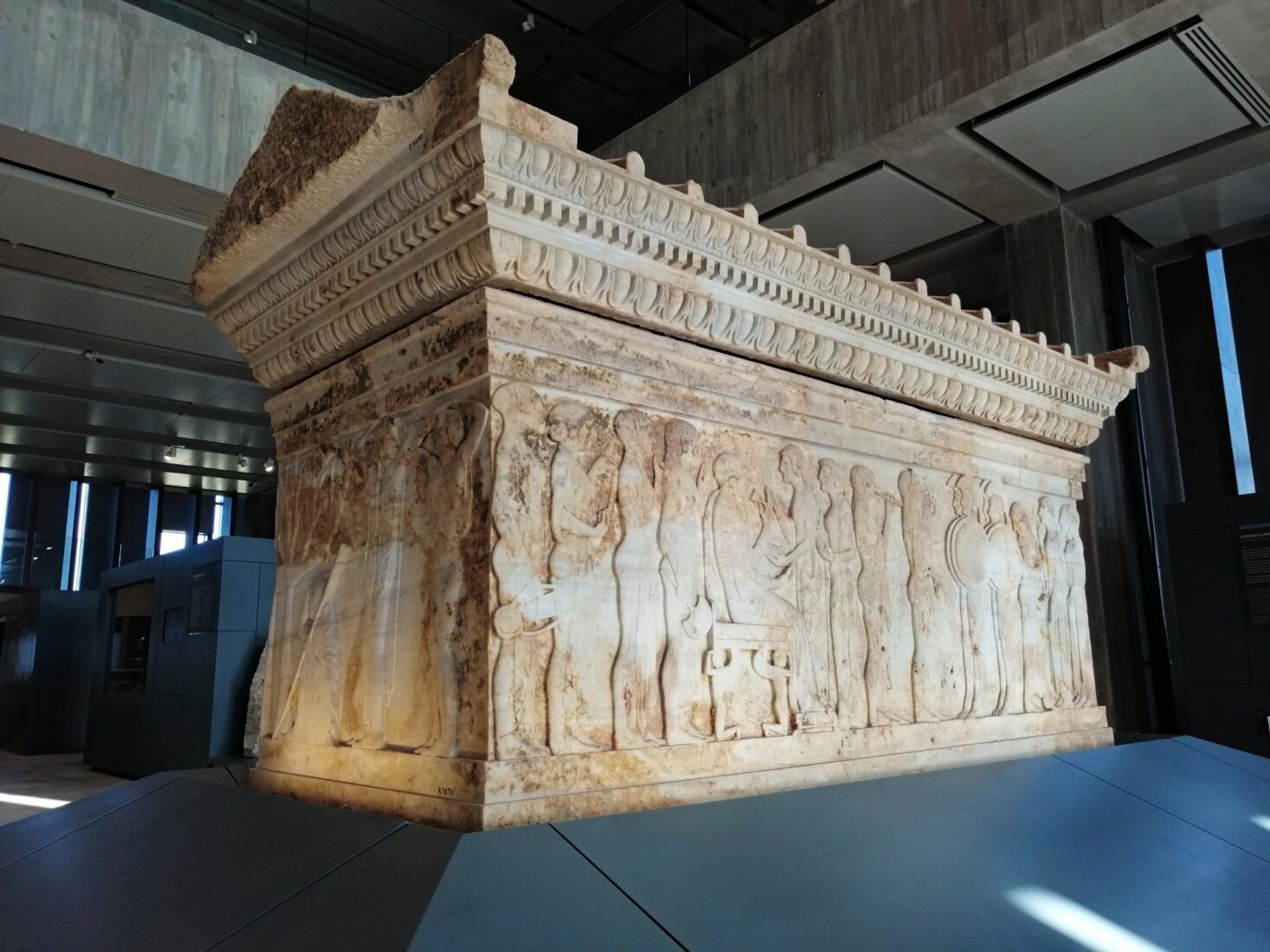 Polyxena Sarcophagus at the Troy Museum, Canakkale, Türkiye. (Photo via Troya Museum)