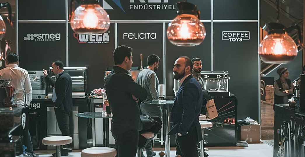 A workshop in progress at Coffex Istanbul, where experts discuss the latest trends and techniques in coffee brewing. (Photo via Coffex Istanbul)