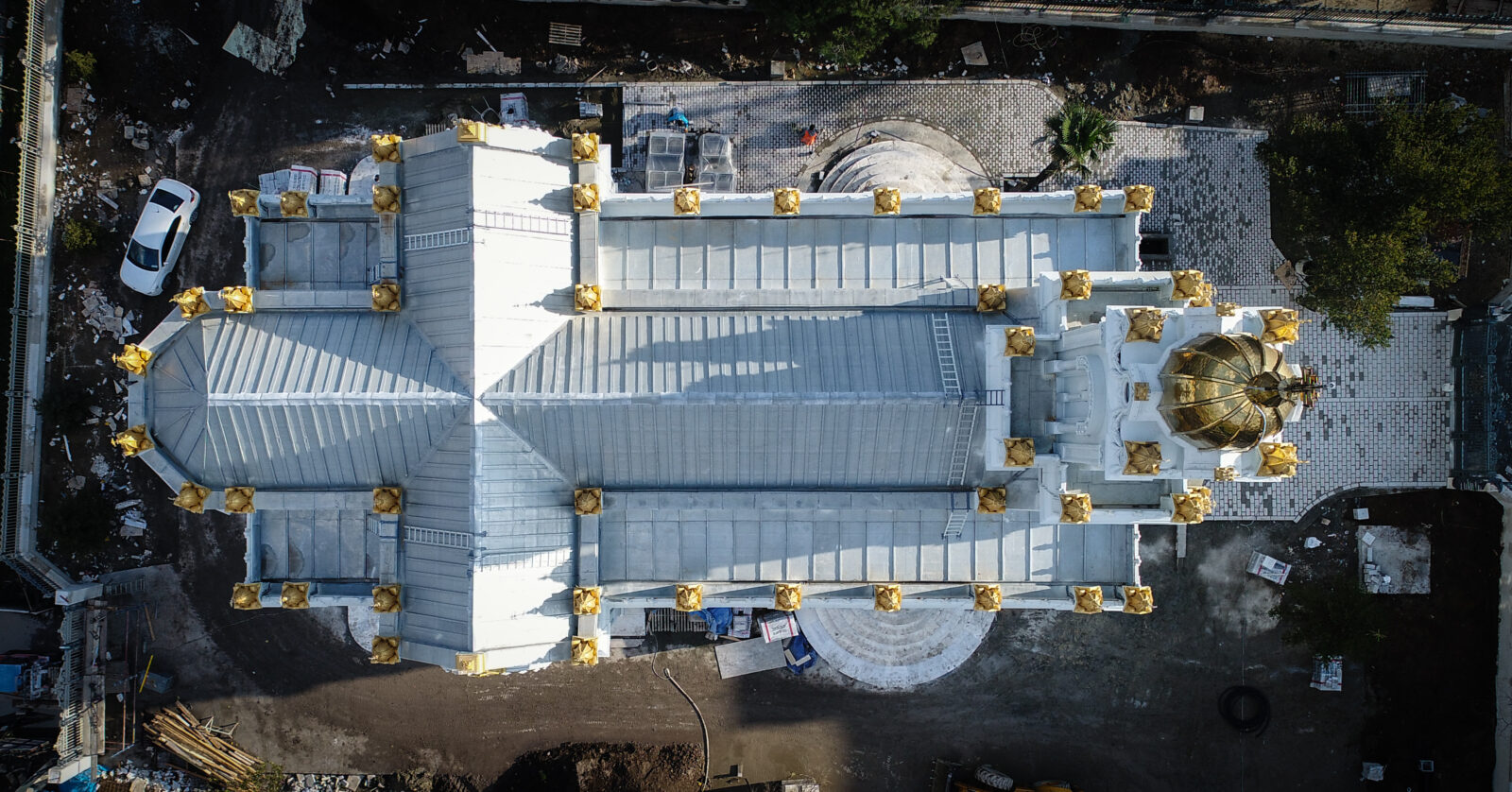 A general view from the Sveti Stefan Iron Church, Istanbul, Türkiye, July 1, 2018. (AA Photo)