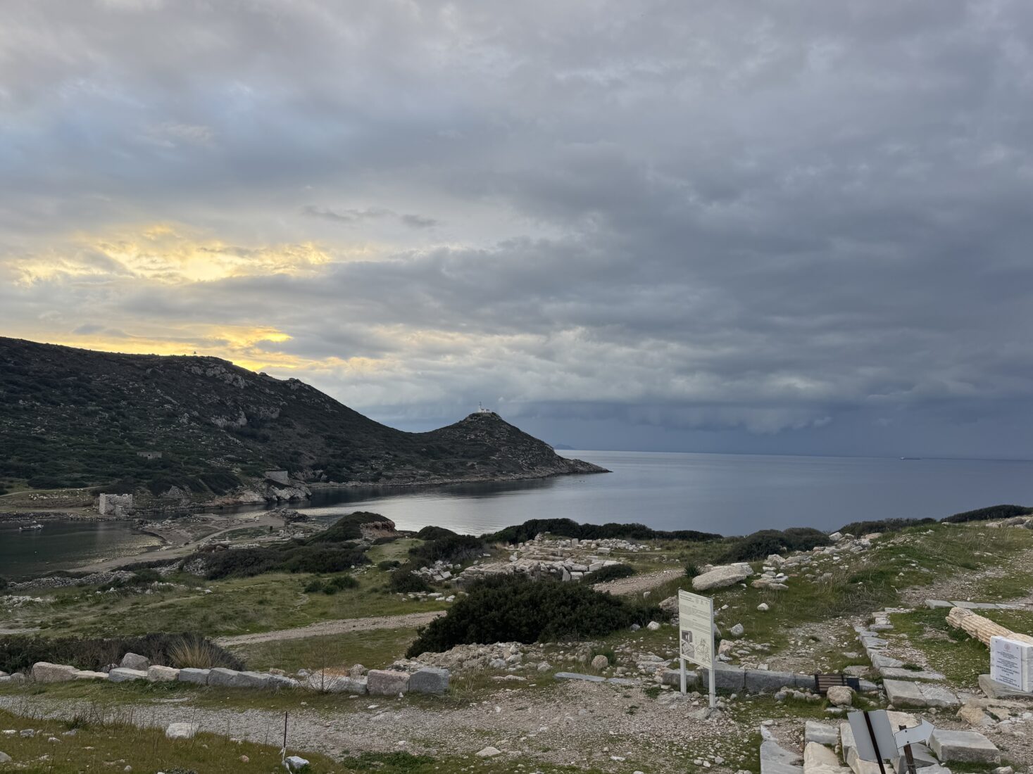 2,600-year-old ancient city of Knidos near the Datca Peninsula, one of Türkiye's important tourism destinations in Mugla, Türkiye. (AA Photo)