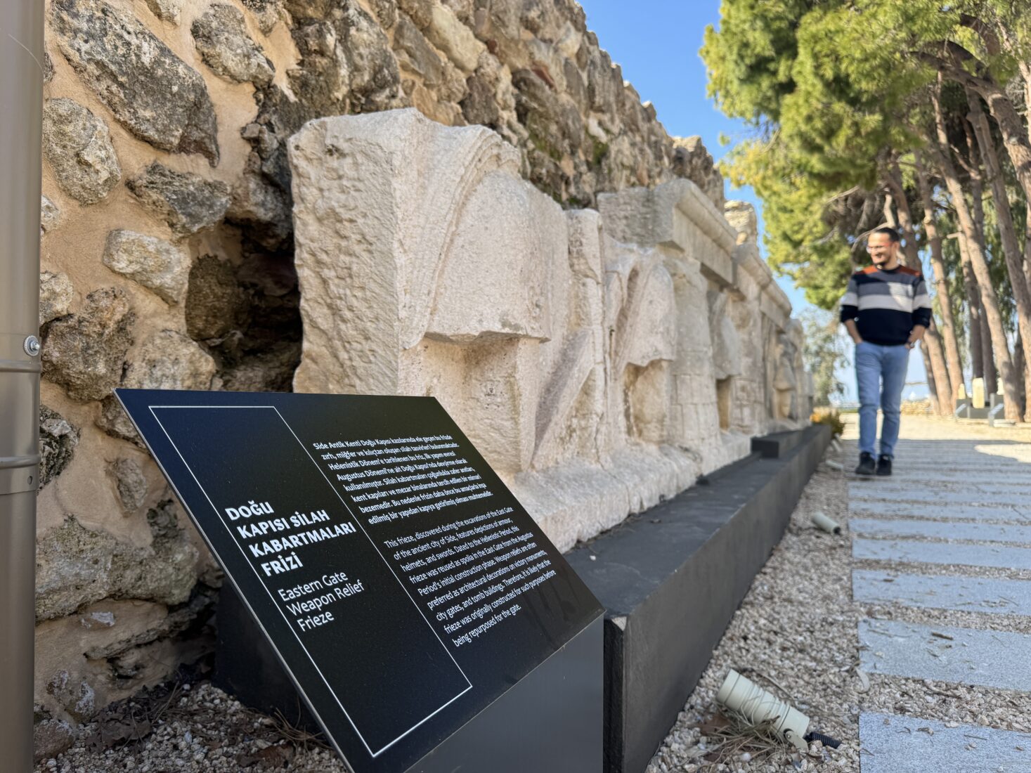 The Side Museum is housed in an ancient bath building dating back to the 2nd century A.D. in the ancient city of Side in Manavgat, Antalya, Türkiye. (AA Photo)