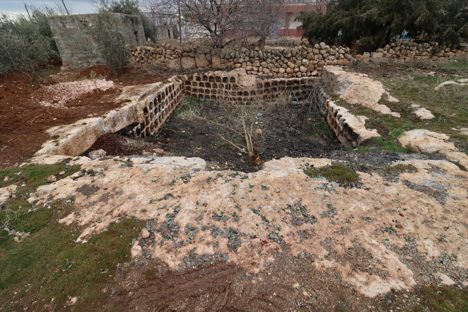 Sanliurfa’s Haliliye and Bozova districts feature structures believed to be Roman-period columbariums in Türkiye. (Photo via Governor Hasan Sildak's X account)