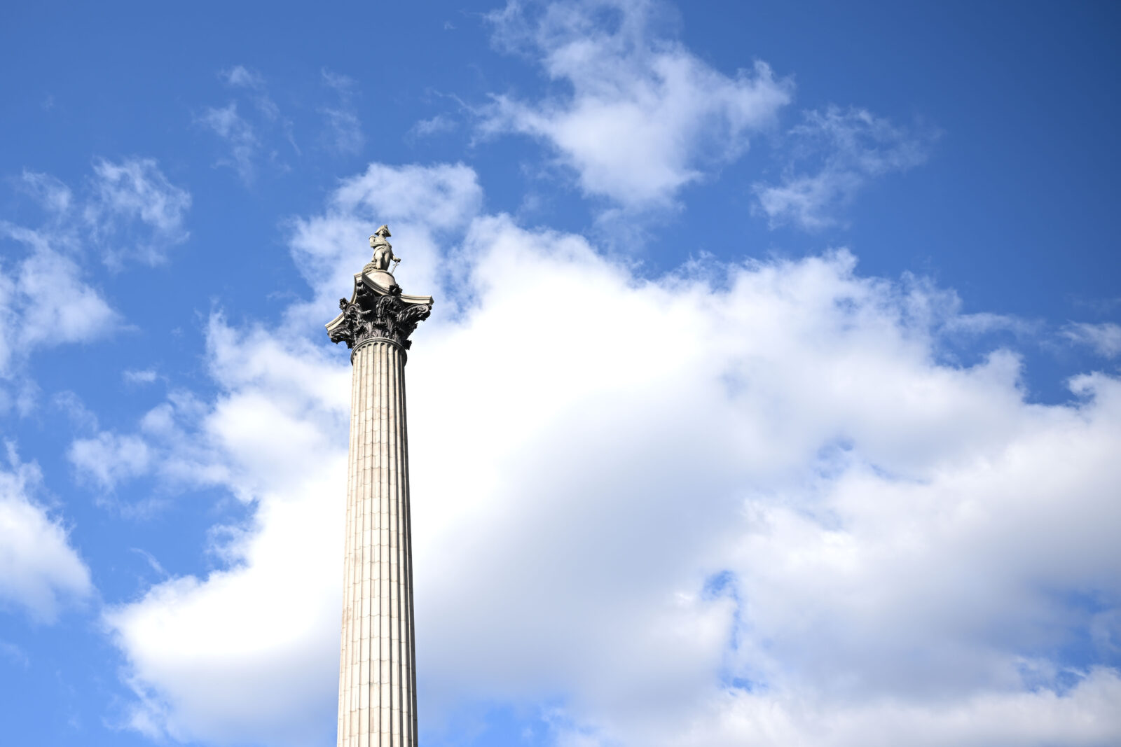 A view of Trafalgar Square, where Abdulmaalik Tailor explains its Arabic linguistic roots and historical significance.